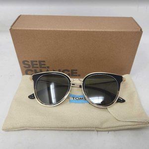 New Toms Rey 201 sunglasses in Black Tortoise Fade / Bottle Green